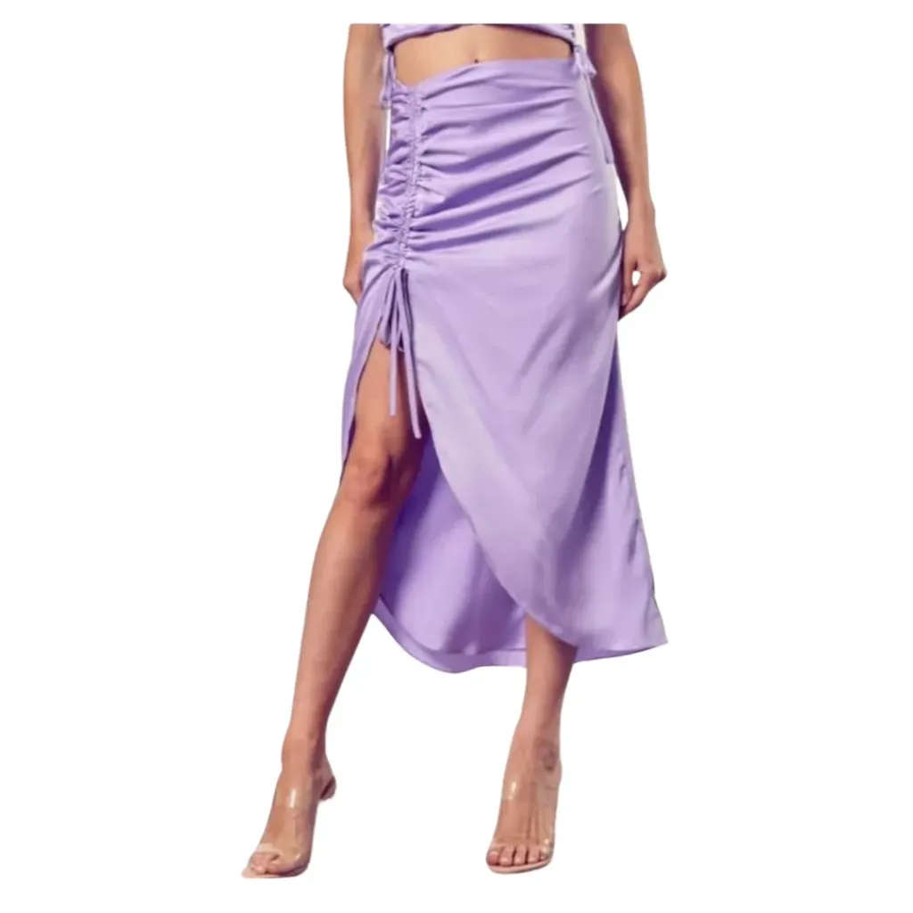 [449540] Falda Shein  C Morado T S