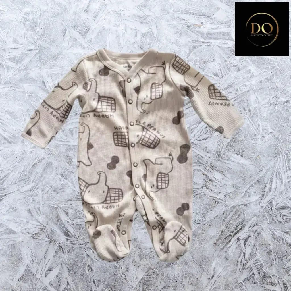 Mameluco Carter's C Khaki T pre 0 meses