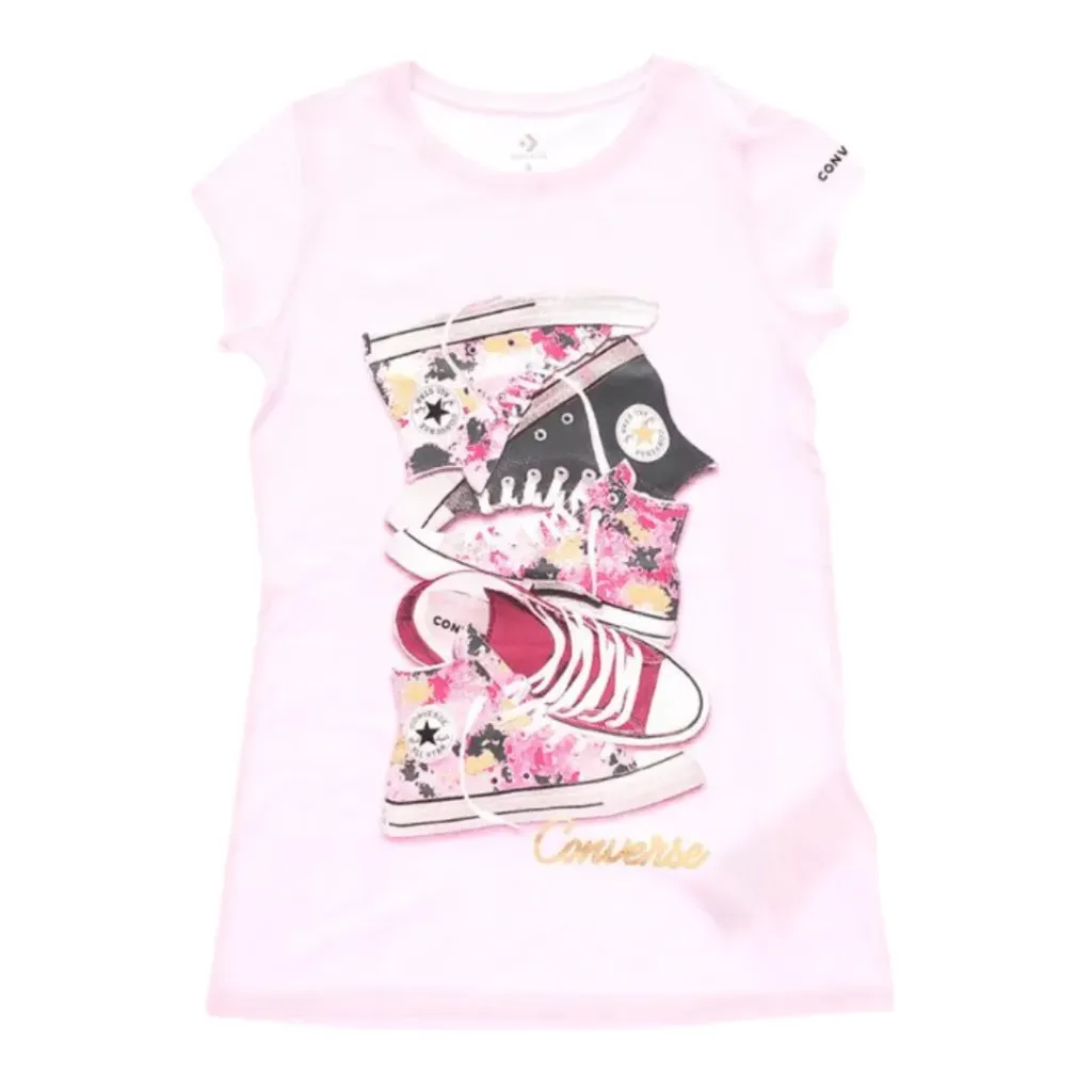 Playera Converse C Rosa T XL