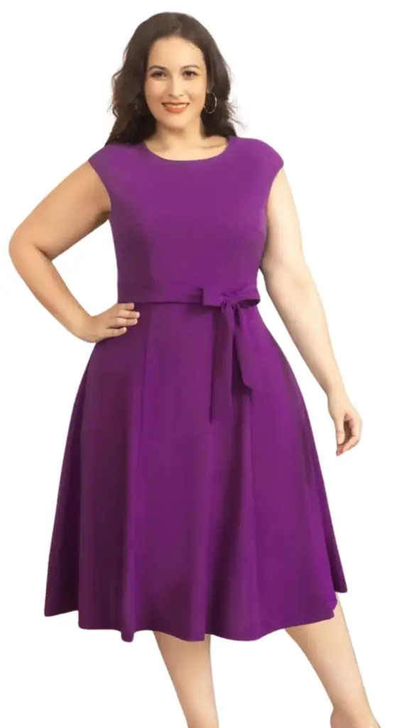 Vestido Dress Tells C Morado T XXXL
