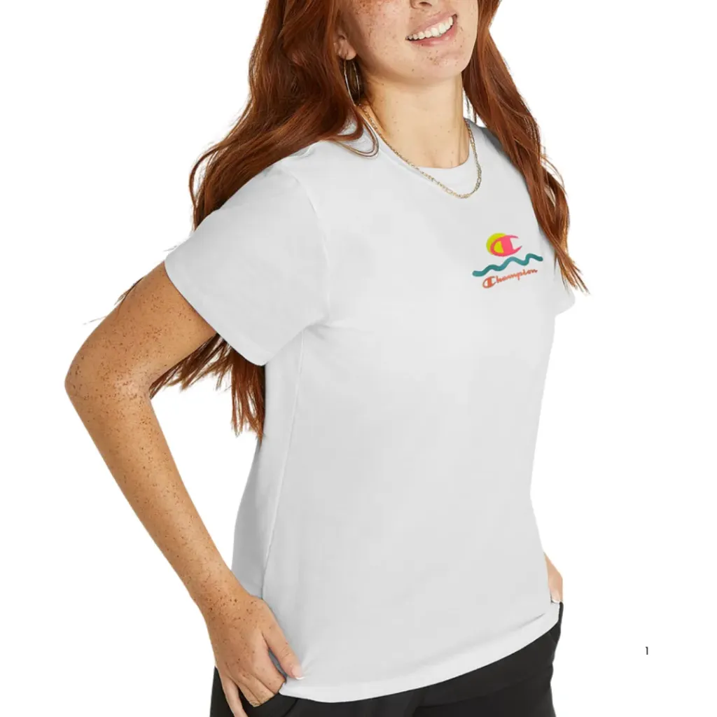 Playera Champion C Blanco T XXL