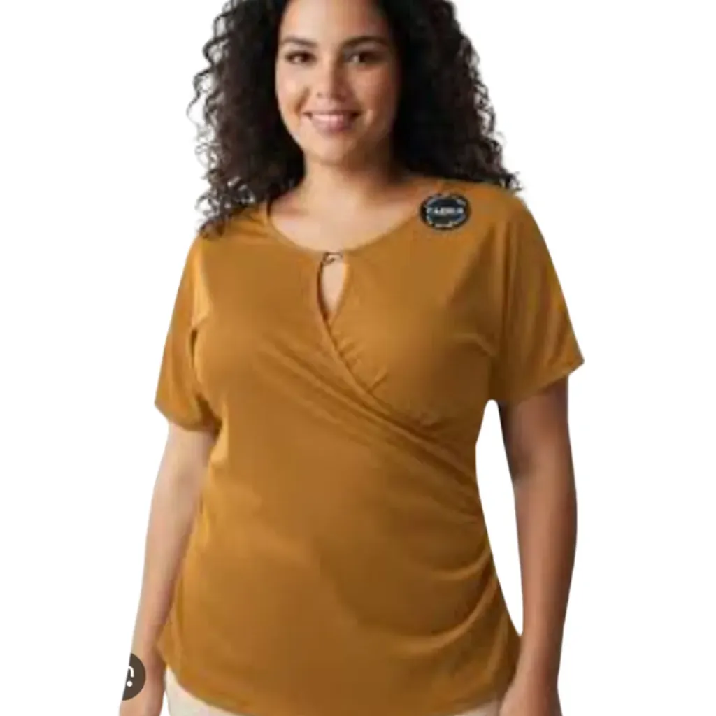 Blusa Worthington C Dorado T XL