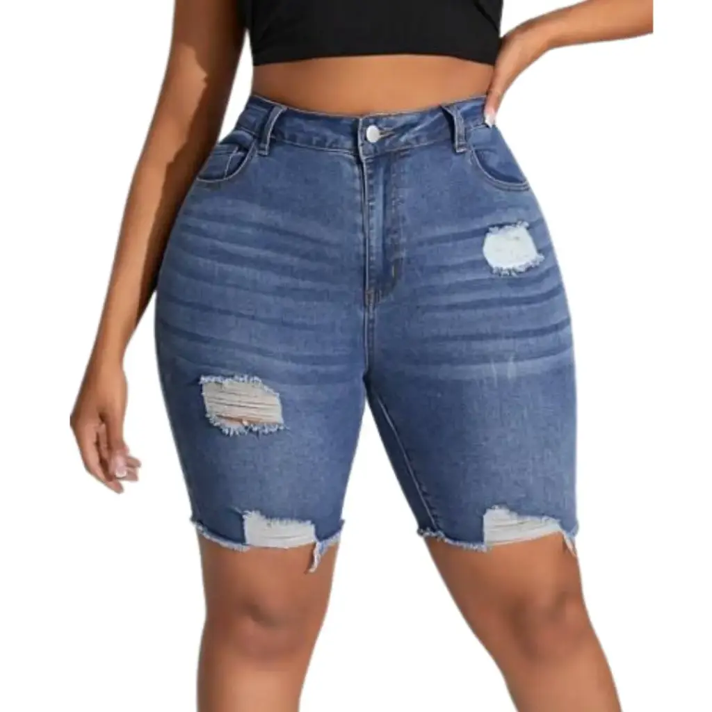 Short Mezclilla Shein  C Azul T S