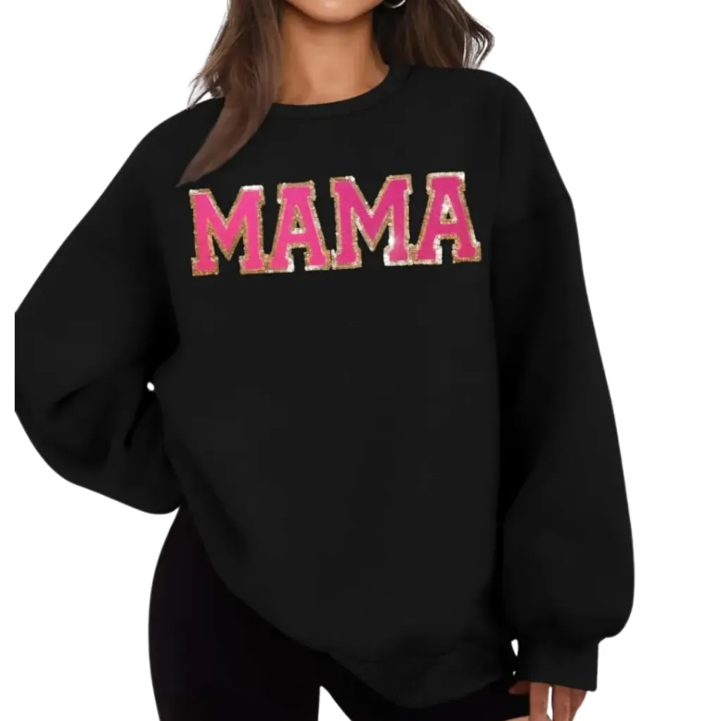 Sudadera Mama C Negro T XXL