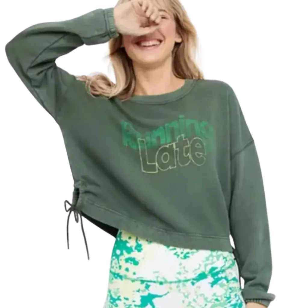 Sudadera OFFLINE C Verde militar T M