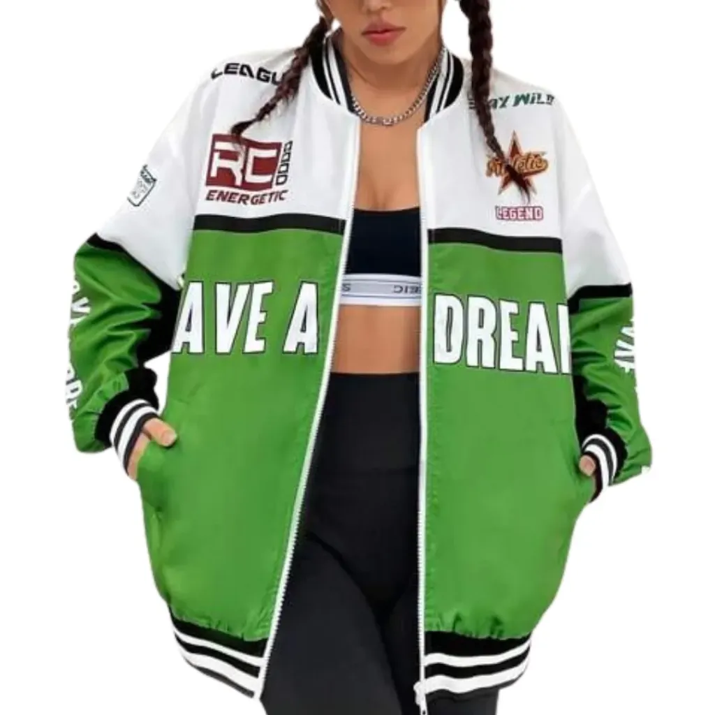 [5897] Chamarra Shein  C Verde T M