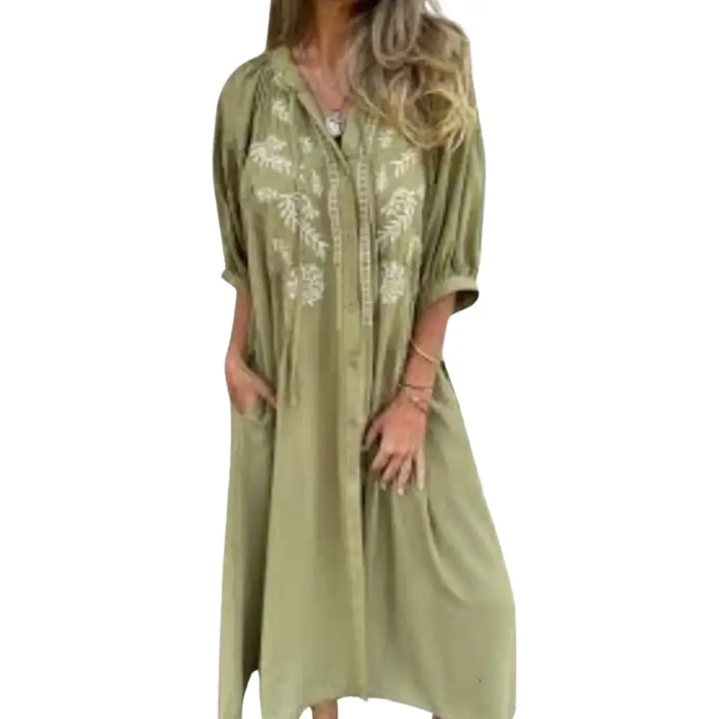 Vestido Shein  C Verde T L