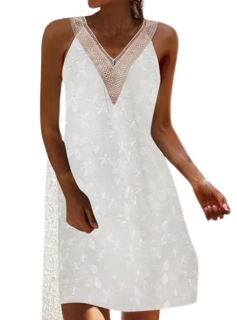 Vestido Shein  C Crema T L