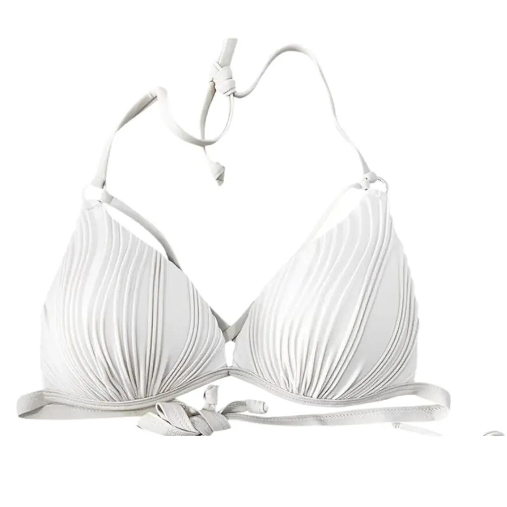 Traje de baño 2 piezas SHEIN C Crema T L