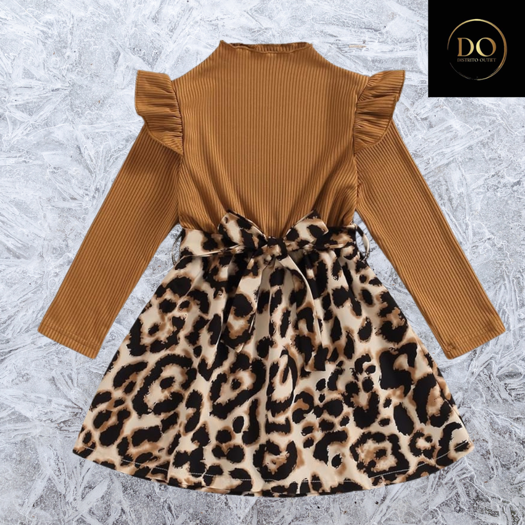 [9141] Vestido SHEIN C Leopardo T 5