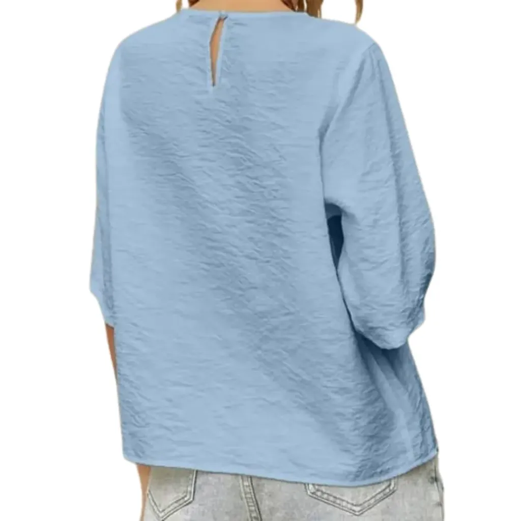 Blusa Liz Claiborne C Azul T X