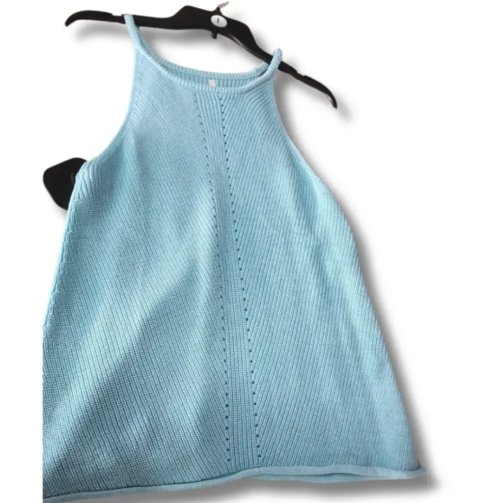 Blusa Tejida C Azul T L