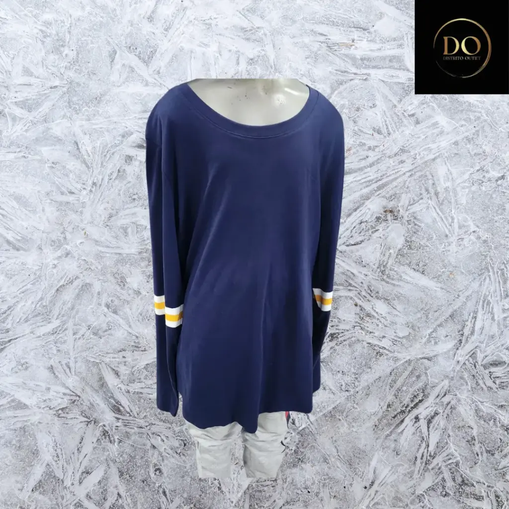 [9011] Playera NHL C Azul marino T L