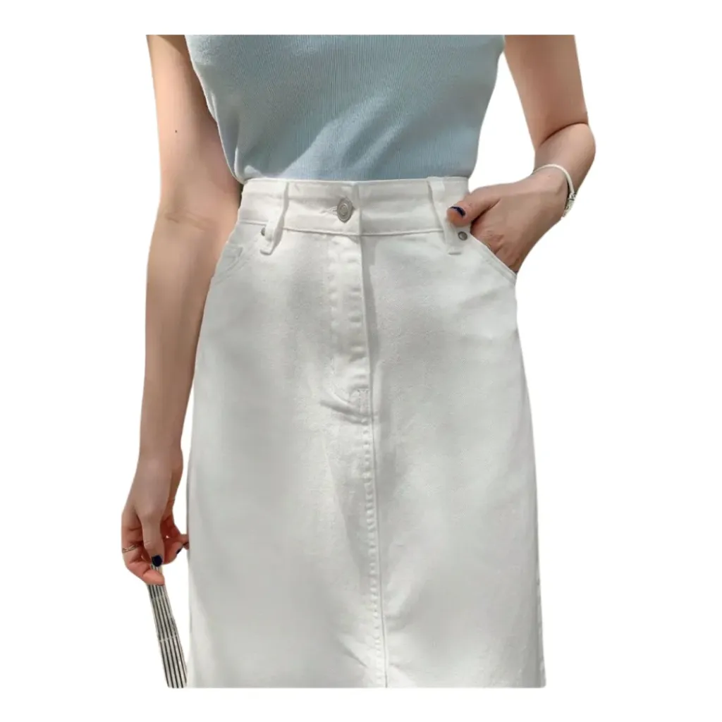 Falda Liz Claiborne C Blanco T 6