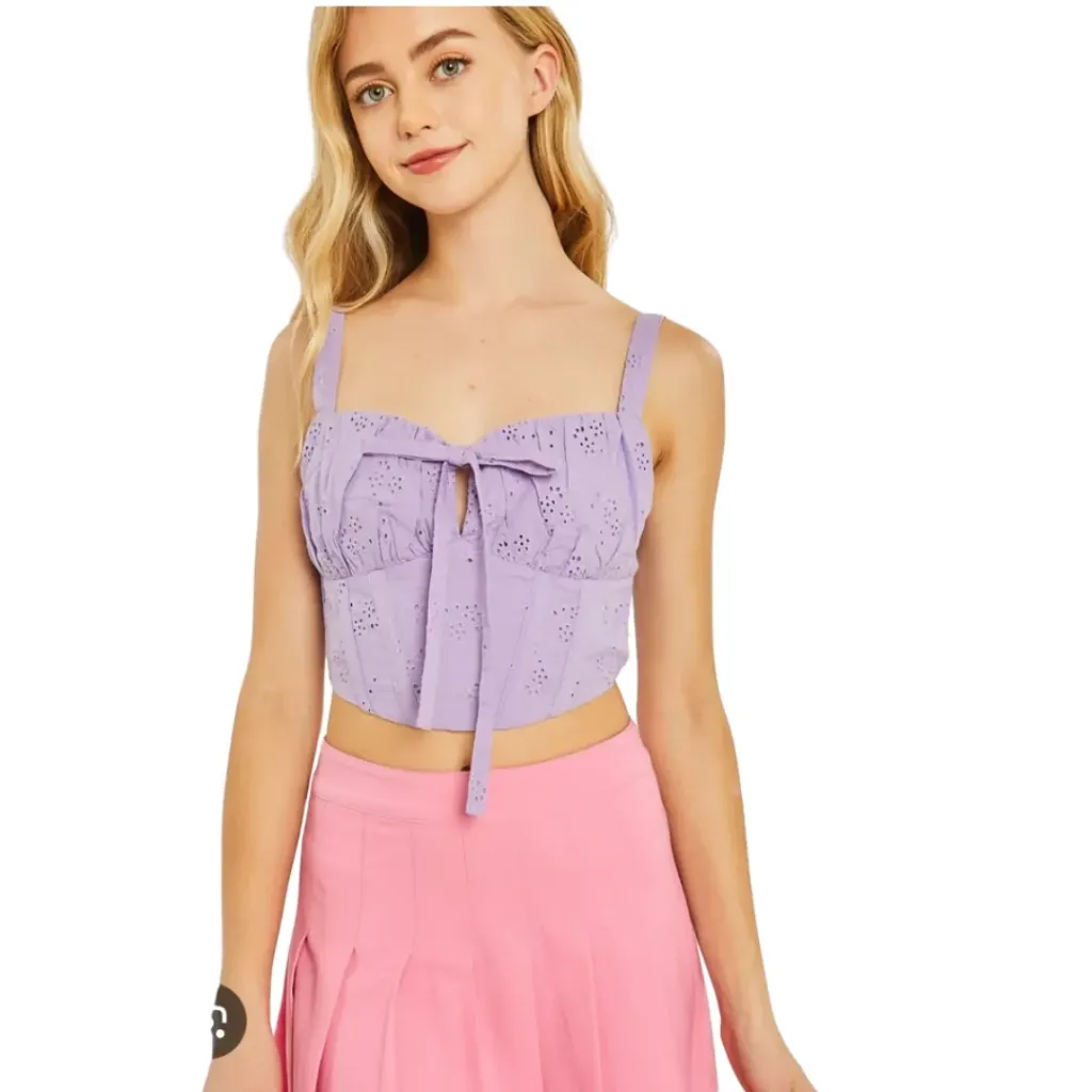 Blusa de tirantes RSQ C Lila T L