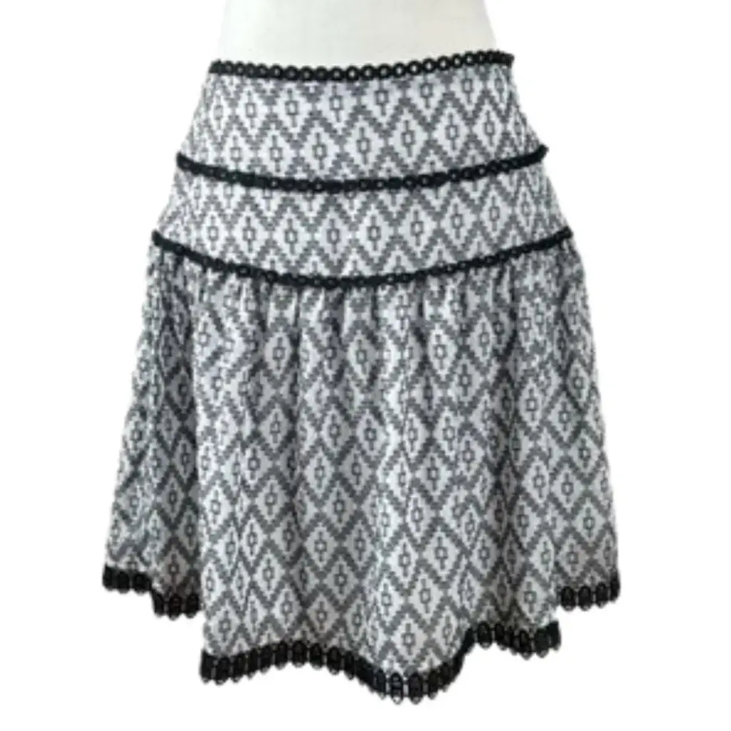Falda RYEGRASS C Blanco-Gris T 8