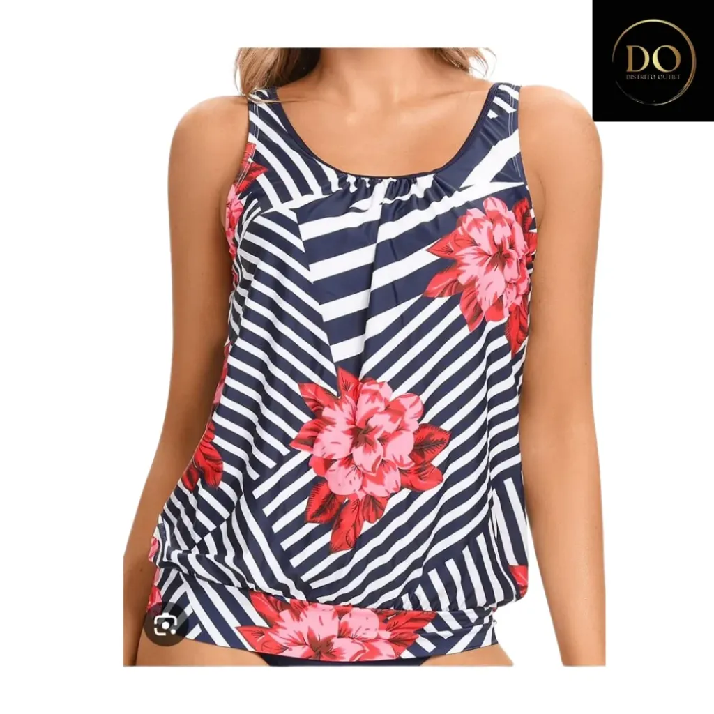 [7960] Traje de Baño 1 pieza C Rosa T M