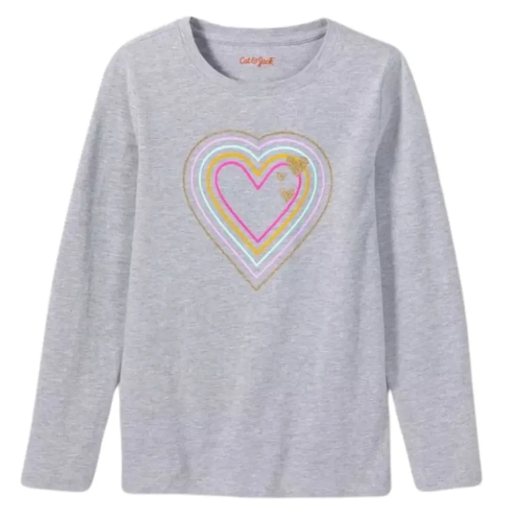 Playera  manga larga CAT & JACK C Gris T 18