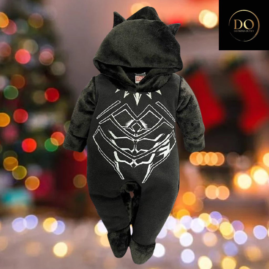 [203639] Mameluco Panther C negro T 6M