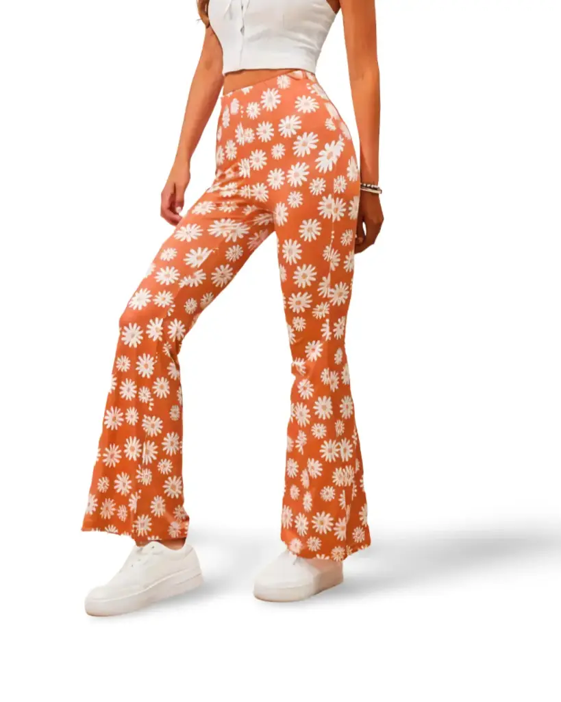 [17352] Pantalon Wrangler C Floral Cafe T 29 x 32