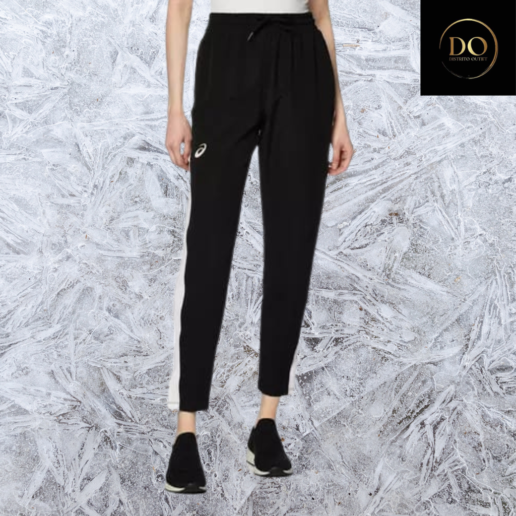 [122510] Pants ASICS C Negro lineas blancas T M