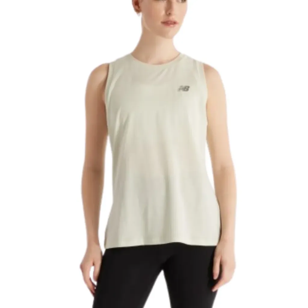 Playera NEW BALANCE s/mangas C Blanco T L