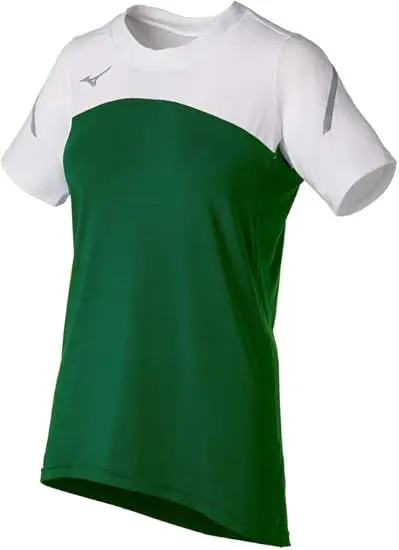 Playera MIZUNO CVerde/blanco T L