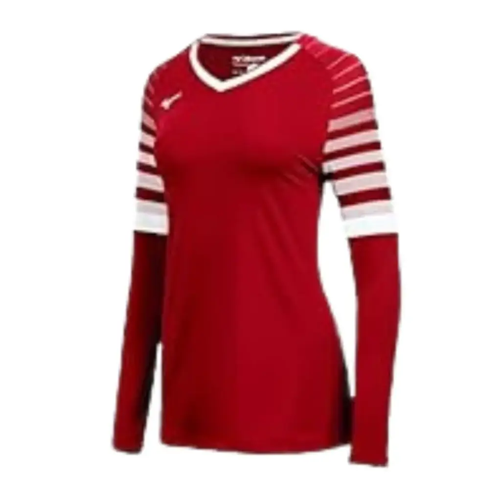 Playera manga larga MIZUNO Rojo S