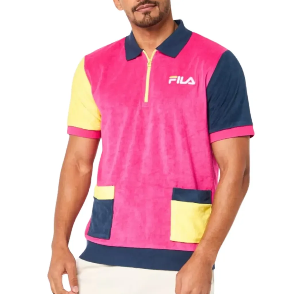 Playera FILA C Rosa c/varios colores T L