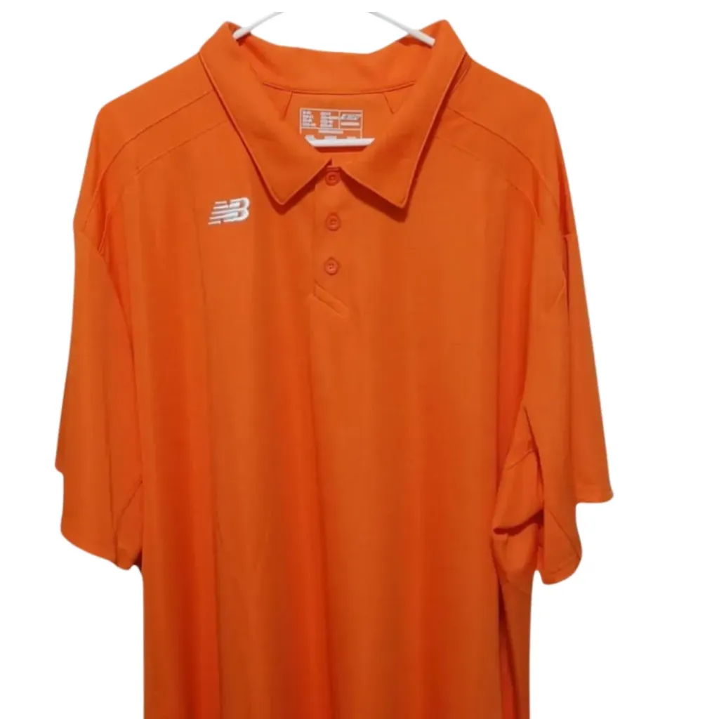 Playera NEW BALANCE tipo polo C Naranja T XXL