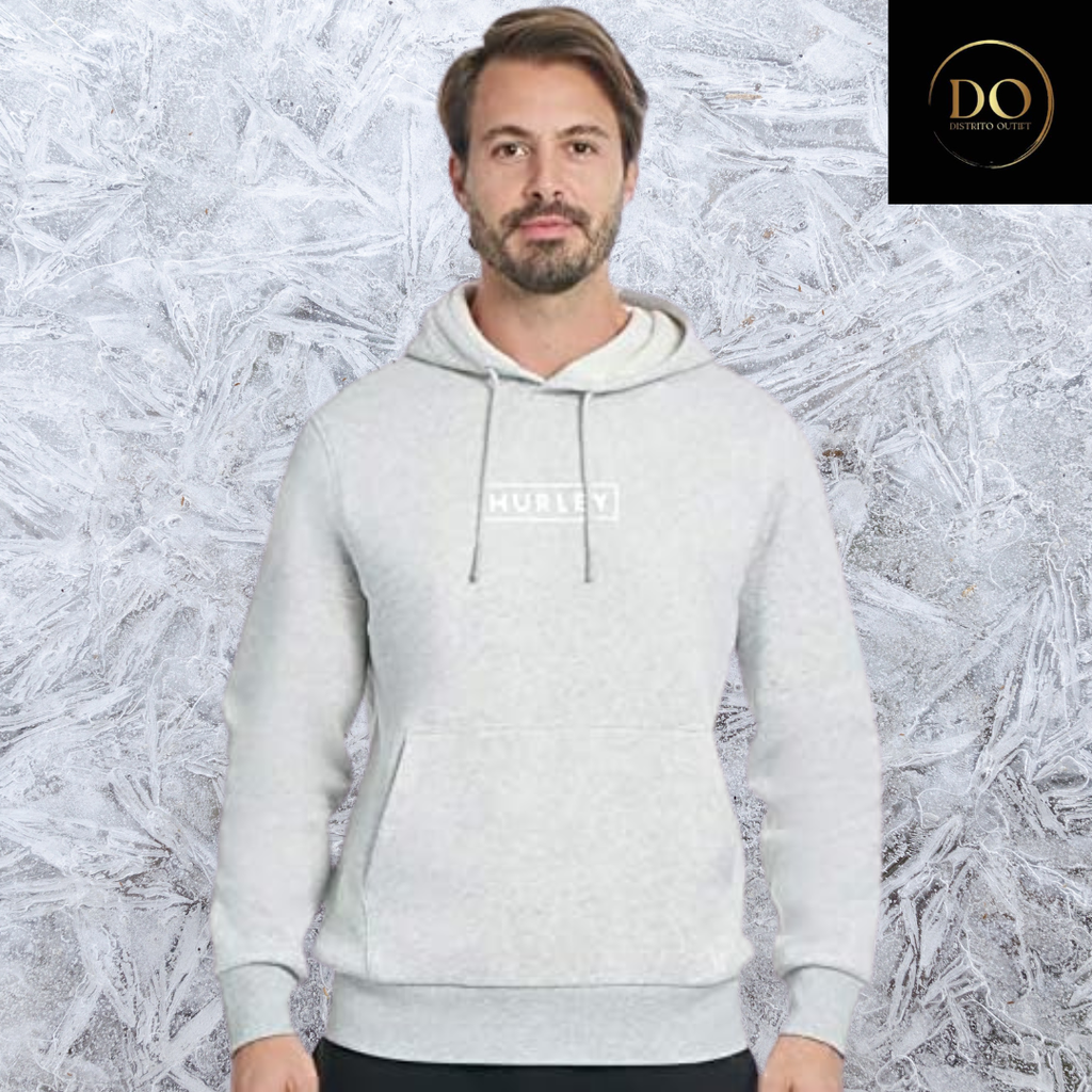 [887419] Sudadera Hurley C Gris Claro T L