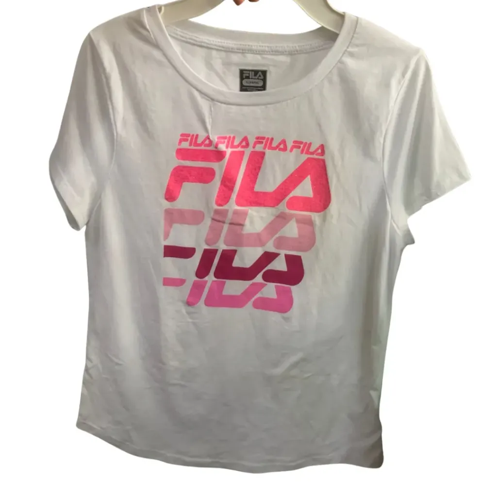 [887442] Playera FILA C Blanco  T Varias