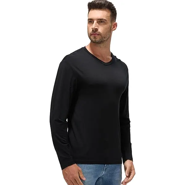 Playera Amazon essentials C Negro blanco T XL