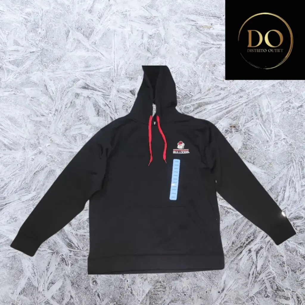 Sudadera bulldogs  C Negro T L