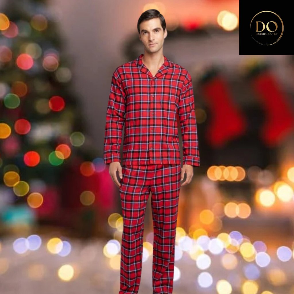 [3259122] Pijama Wondershop C Rojo a Cuadros grandes T X