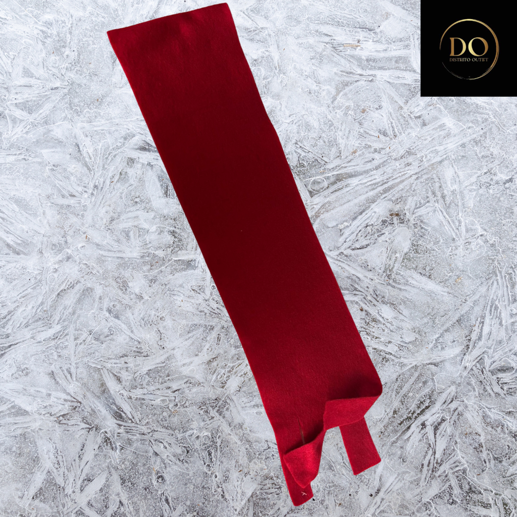 [887486] Bufanda de fieltro C Rojo T niño/a