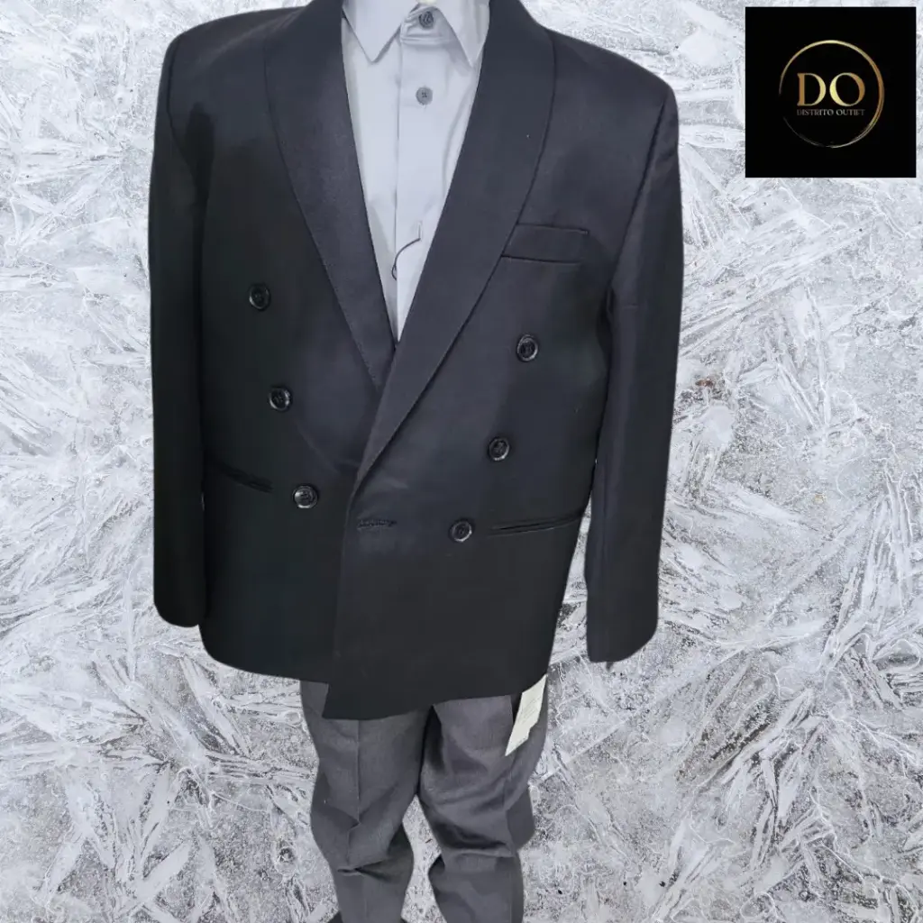 [887504] Traje Sastre Clazz-e 2 piezas  C Negro - Gris T 12