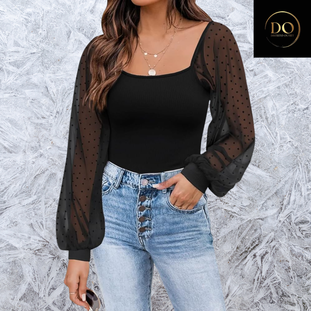 Blusa Doruse C Negro T XL