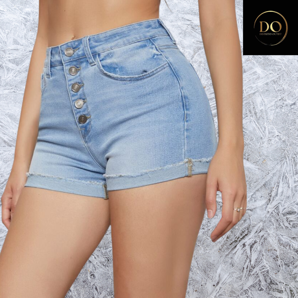 Short de Mezclilla Jeans C Azul T M