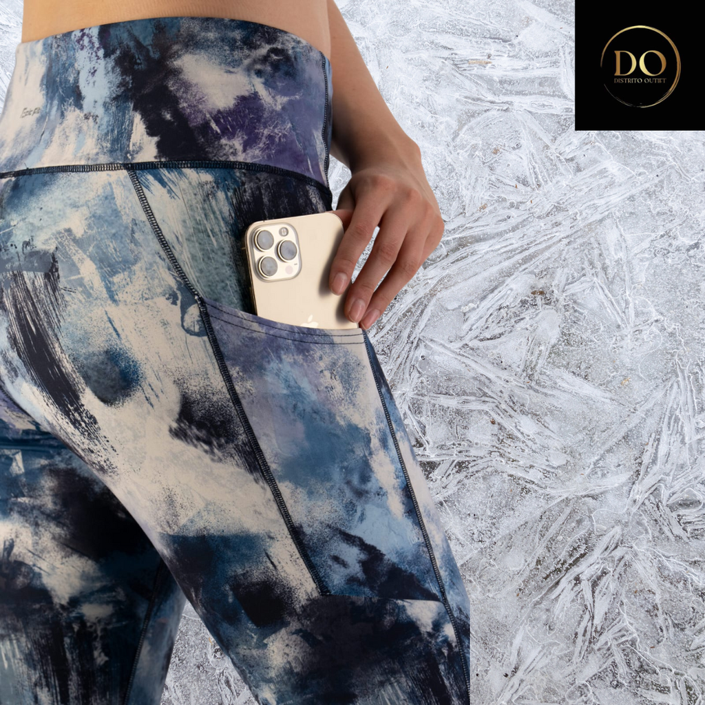 Licra Centro C Azul Marino / Neon T XL