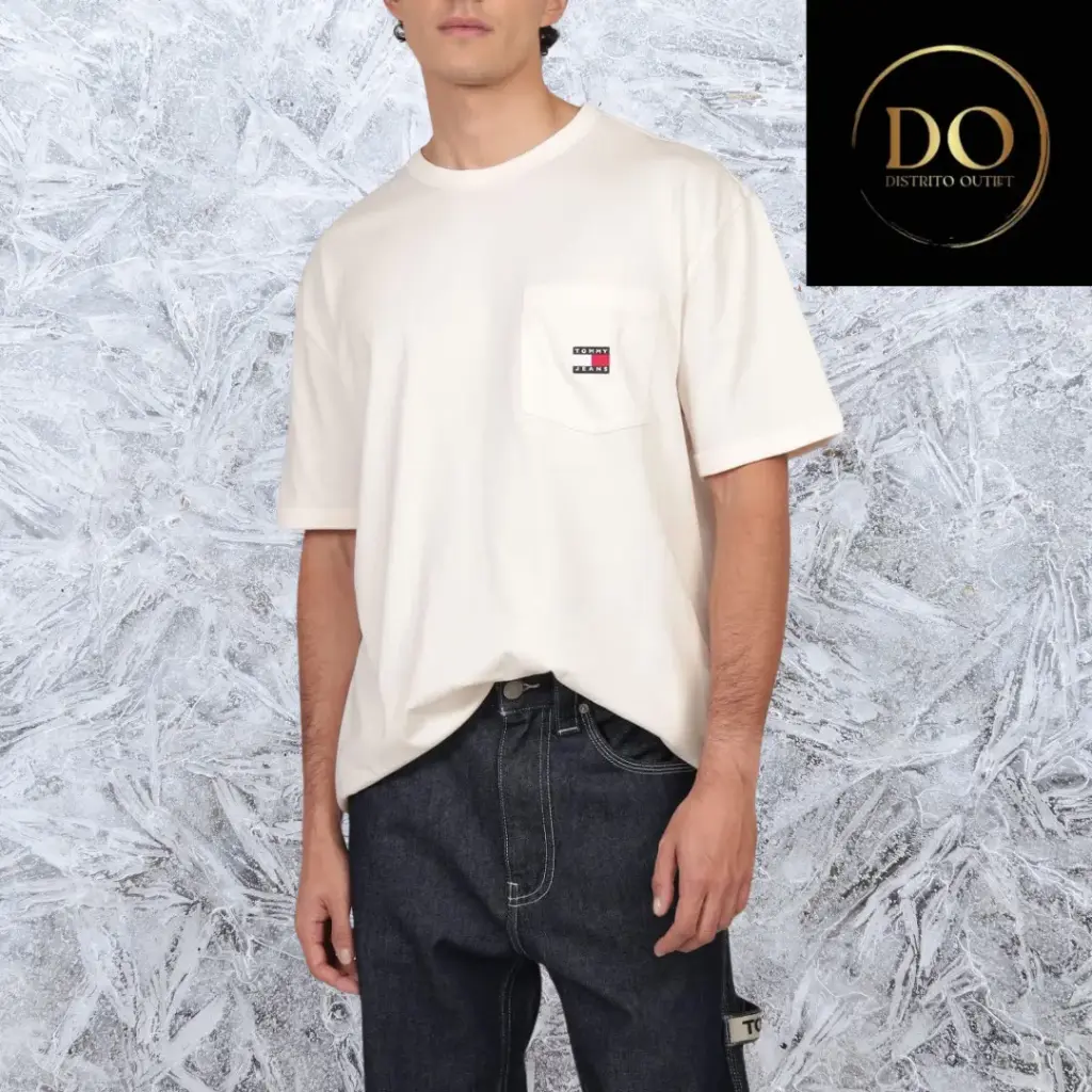 Playera Tommy Hilfiger C Varios colores T L (Blanco)