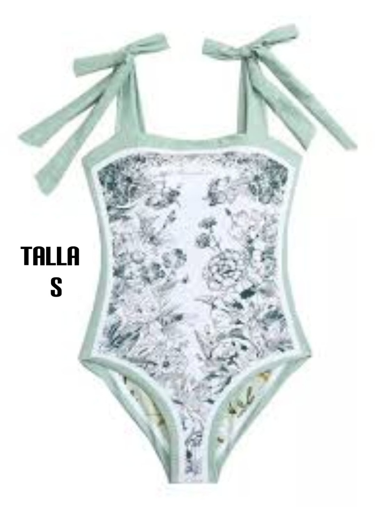 Traje de baño Una pieza C Varios colores T S