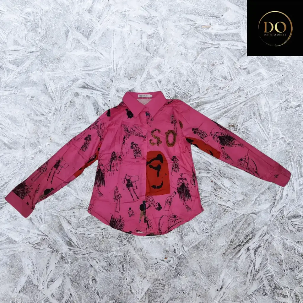 Blusa Coco moda C Rosa T S