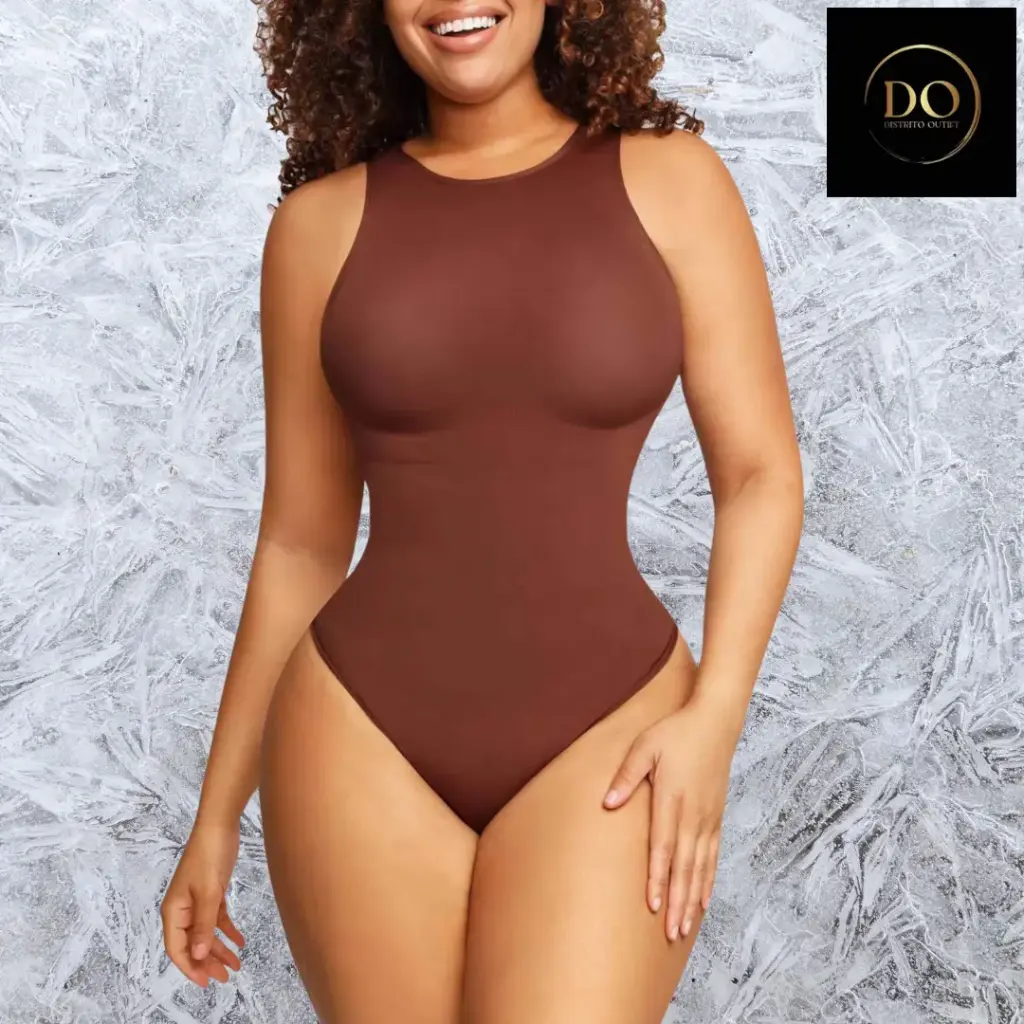 Faja leotardo de tirantes Framont C Cafe T XXXL