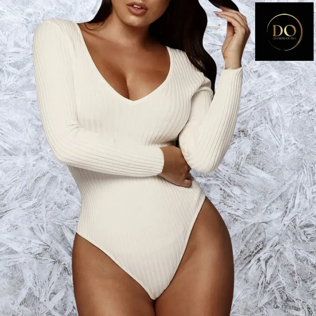 Panti blusa manga larga OQQ C Crema T S