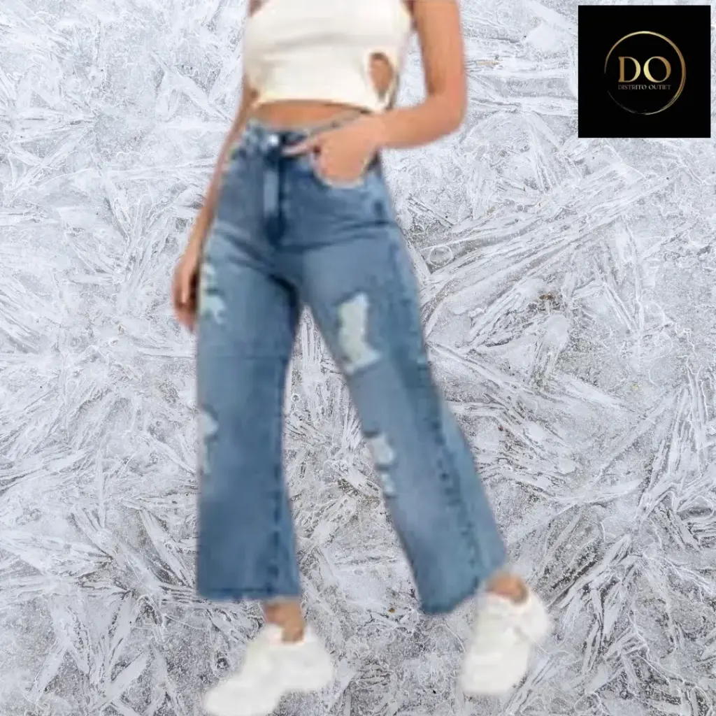 Pantalon de mezclilla C azul T M