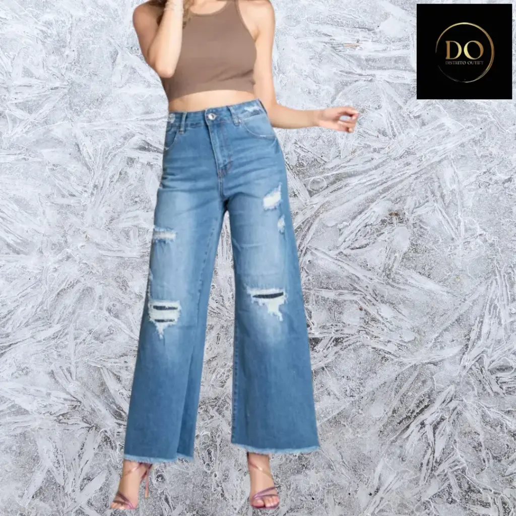 Pantalon de Mezclilla C Azul T S