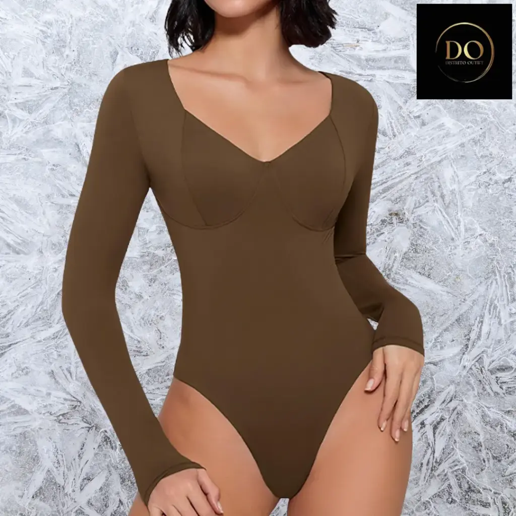 Faja  leotardo manga larga OQQ C Cafe T L