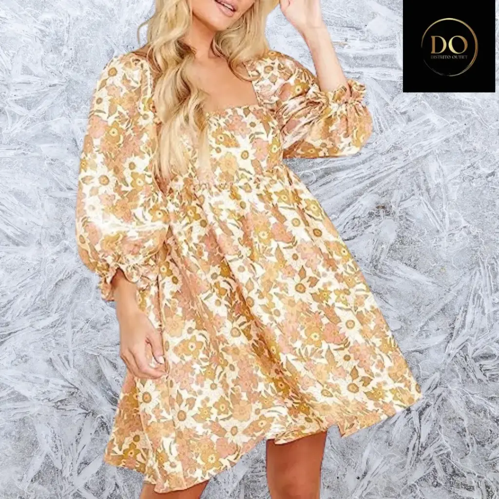 Vestido C Floral T XXL