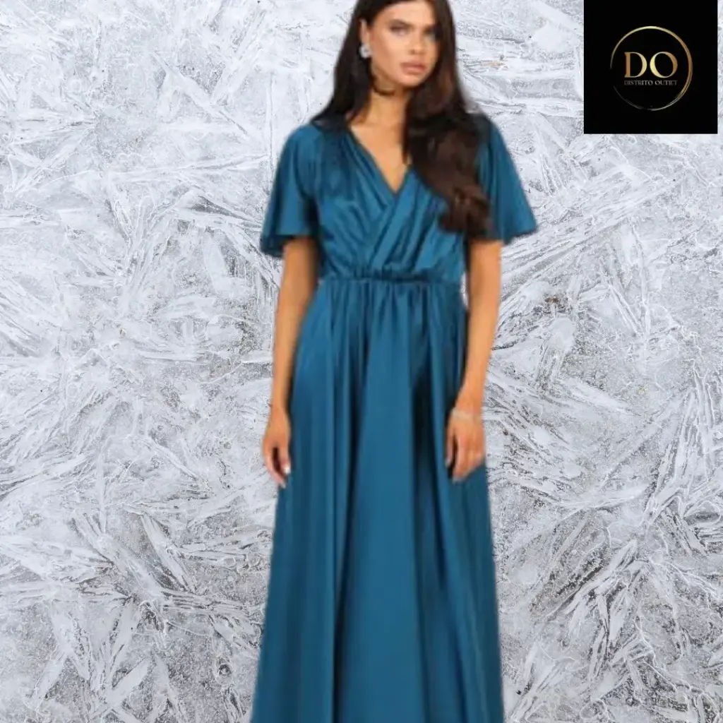 [113111] Vestido  C Verde Turquesa T XXL